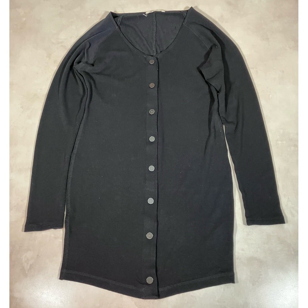 T Alexander Wang Womens Button Front V Neck Knit Fitted Cardigan Sweater Small